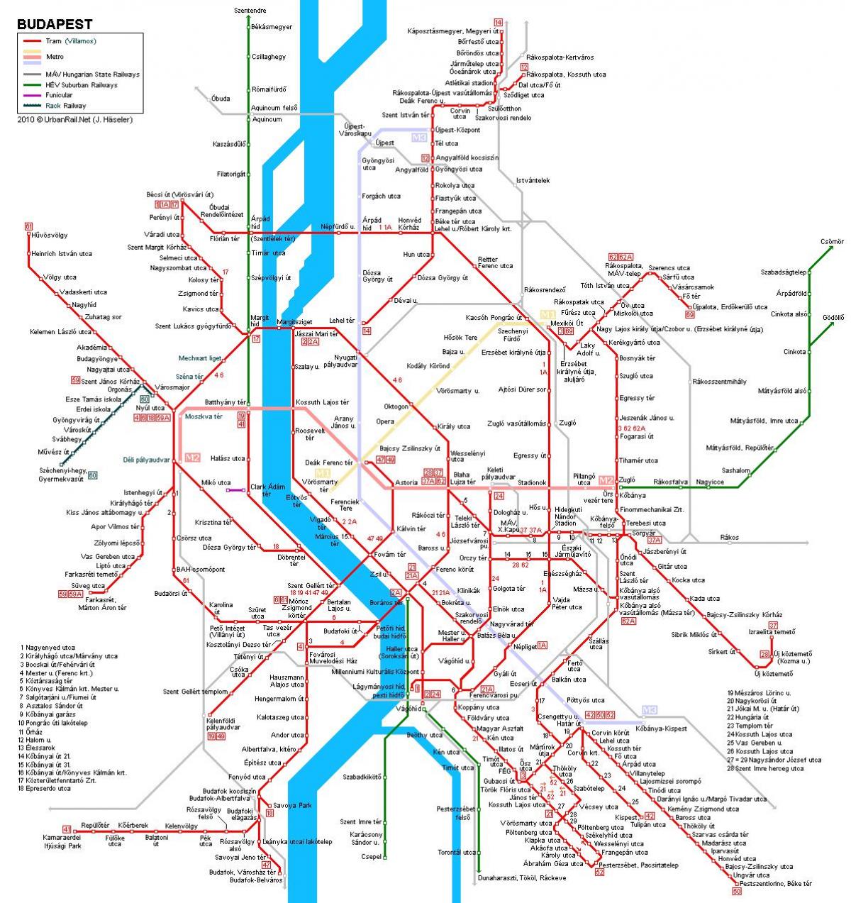 budapest metro map airport
