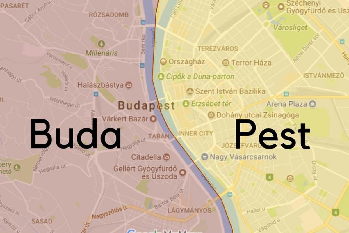 budapest neighborhoods map