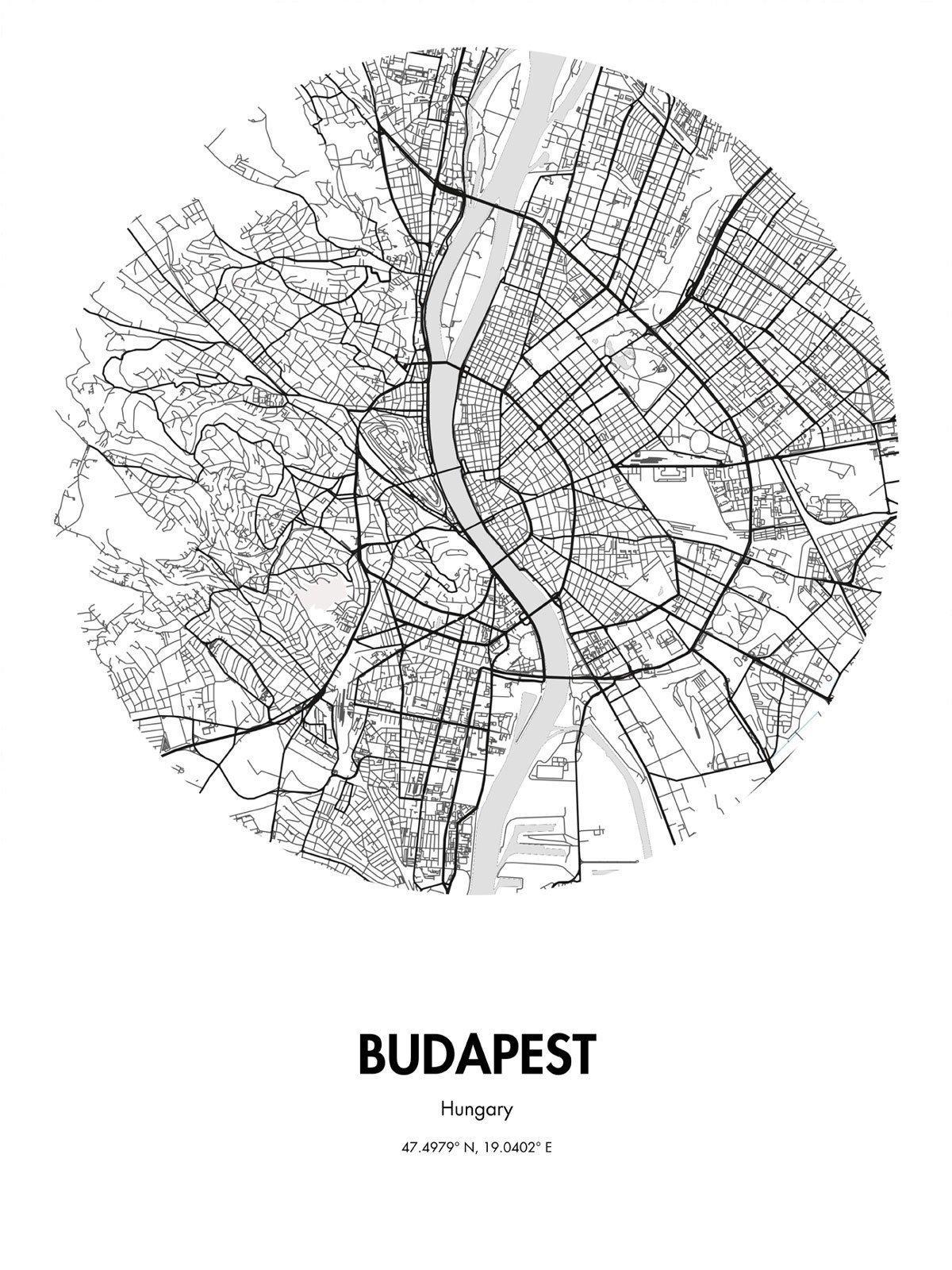 map of budapest street art