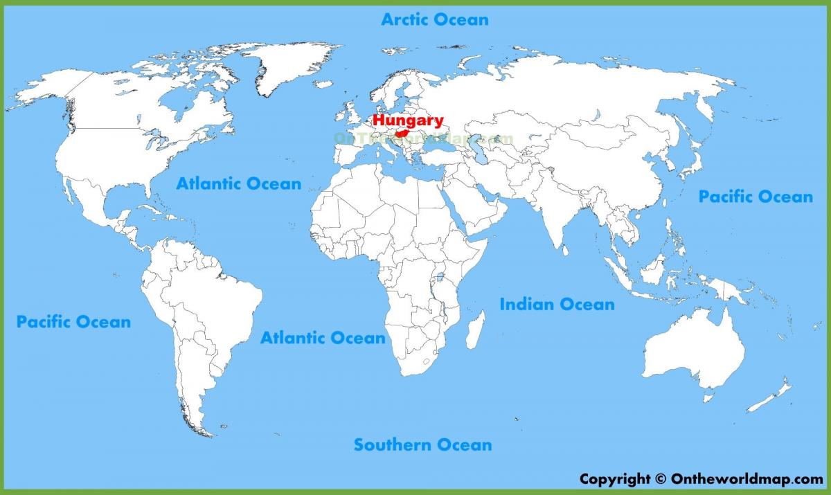 world map hungary budapest