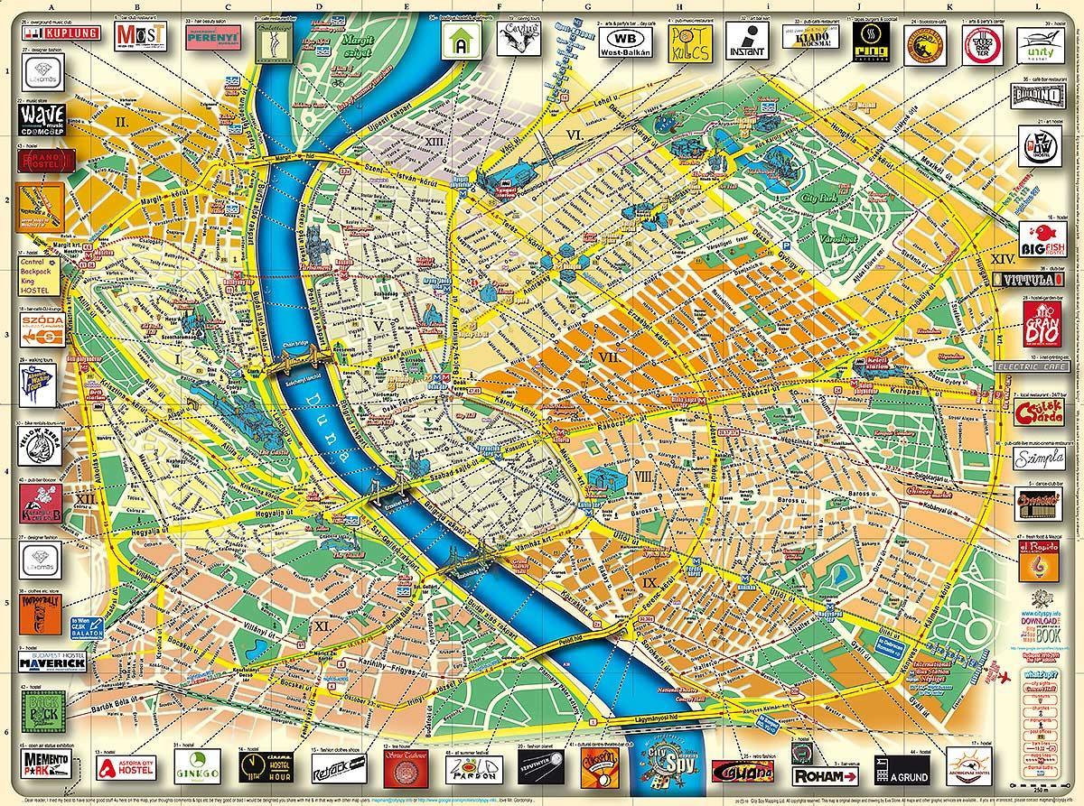 map of budapest city park