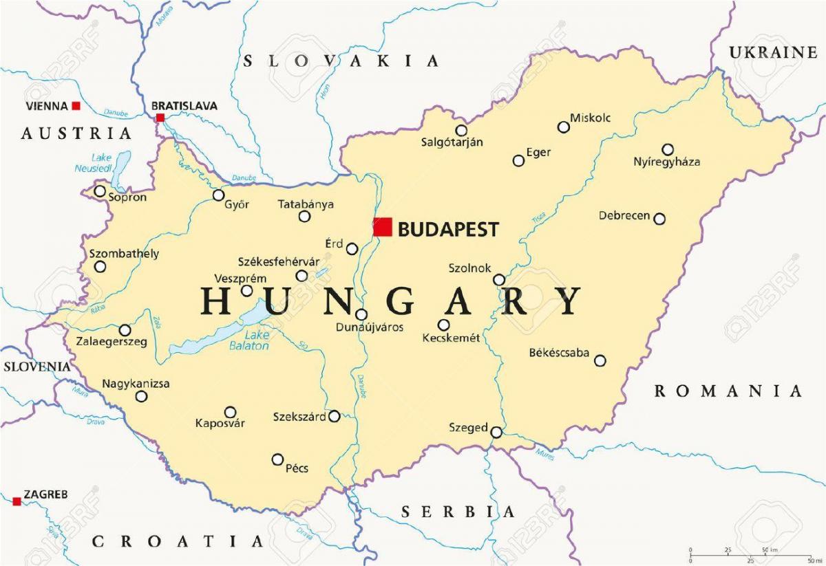 budapest location world map