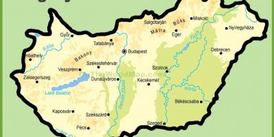 Budapesta map
