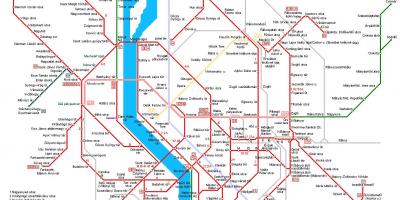Tram lines budapest map