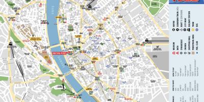 Walking tour of budapest map